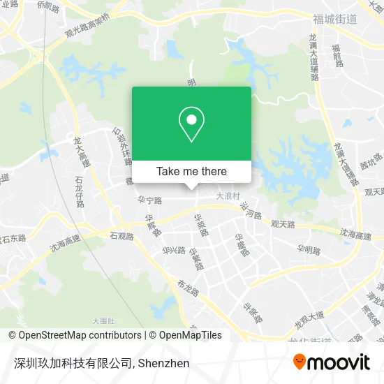 深圳玖加科技有限公司 map