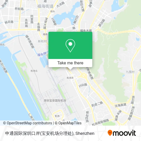 申通国际深圳口岸(宝安机场分理处) map