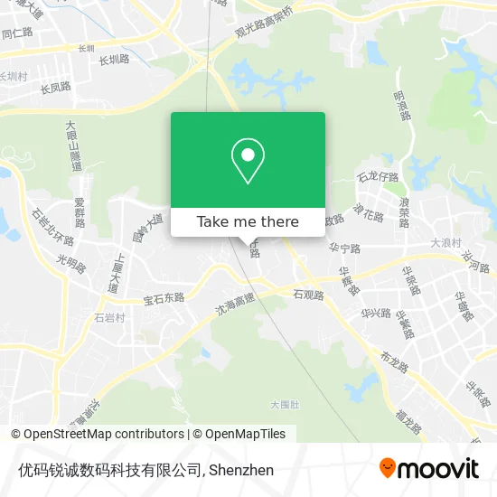 优码锐诚数码科技有限公司 map