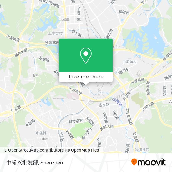 中裕兴批发部 map