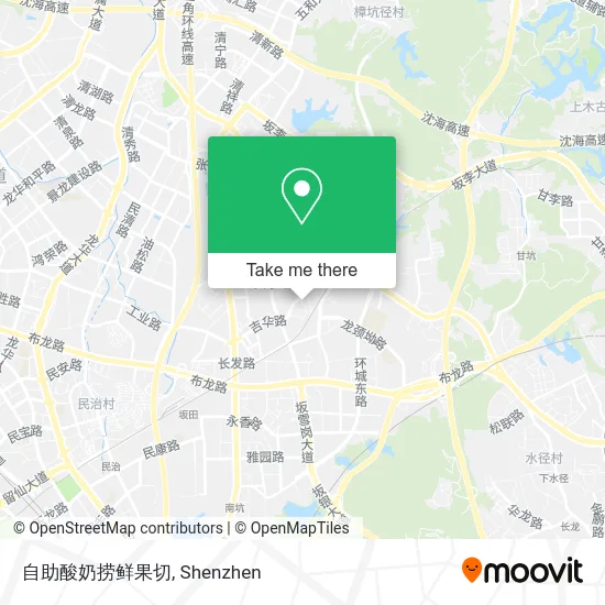 自助酸奶捞鲜果切 map