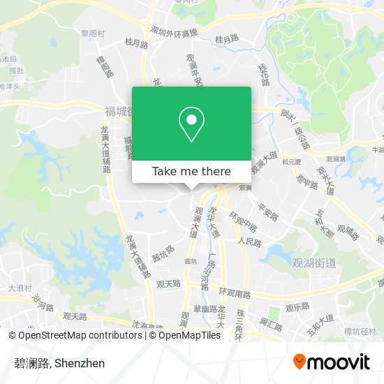 碧澜路 map