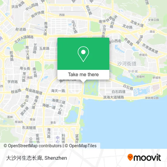 大沙河生态长廊 map