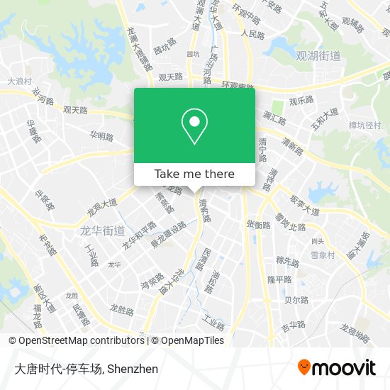 大唐时代-停车场 map