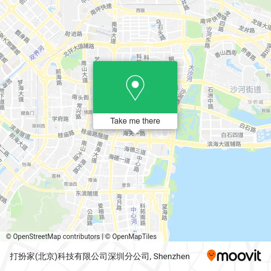 打扮家(北京)科技有限公司深圳分公司 map