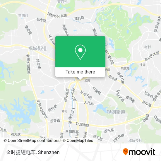 金时捷锂电车 map