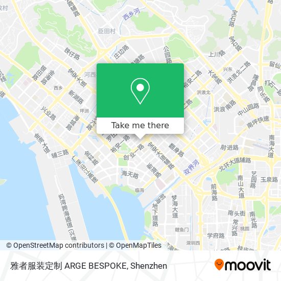 雅者服装定制 ARGE BESPOKE map