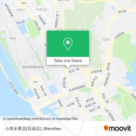 小周水果店(后瑞店) map
