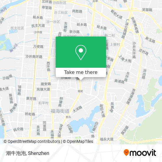 潮牛泡泡 map