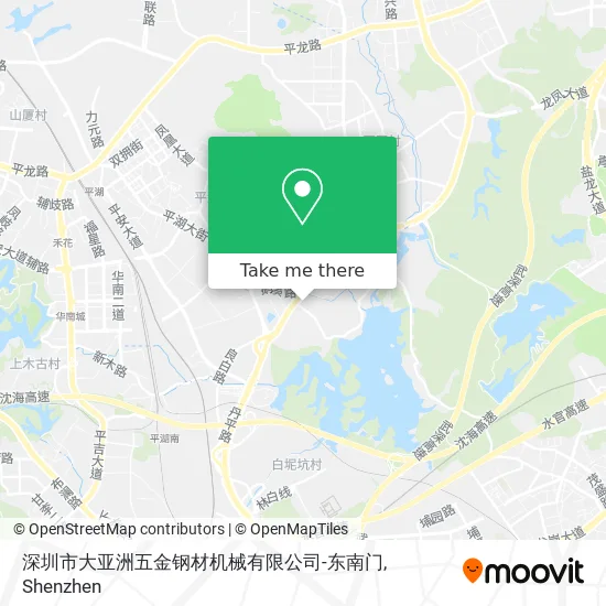 深圳市大亚洲五金钢材机械有限公司-东南门 map