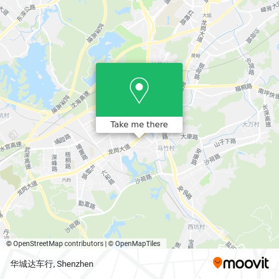 华城达车行 map