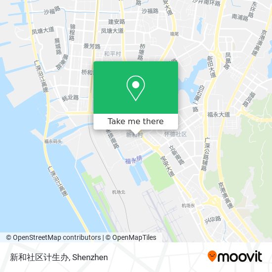 新和社区计生办 map