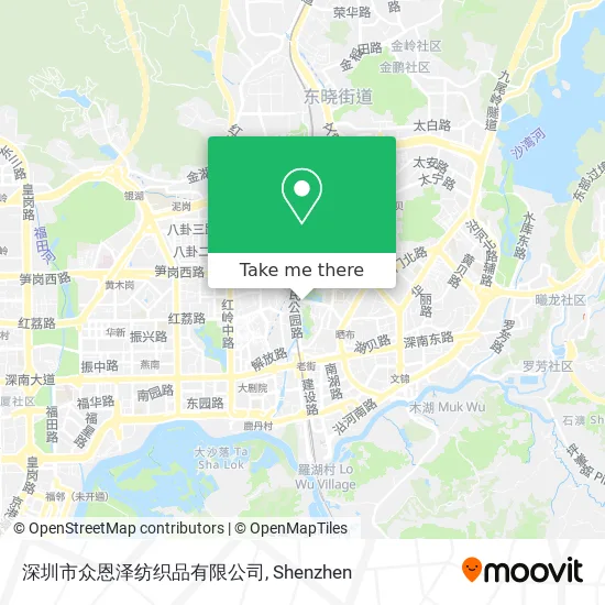 深圳市众恩泽纺织品有限公司 map