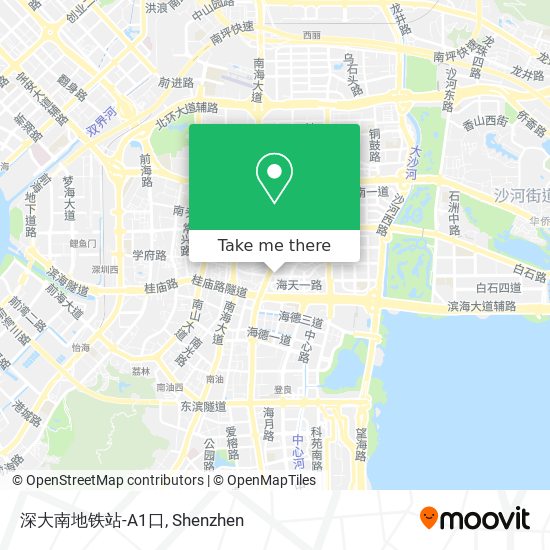 深大南地铁站-A1口 map