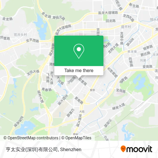 亨太实业(深圳)有限公司 map