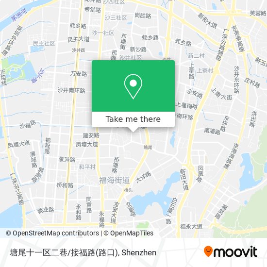 塘尾十一区二巷/接福路(路口) map