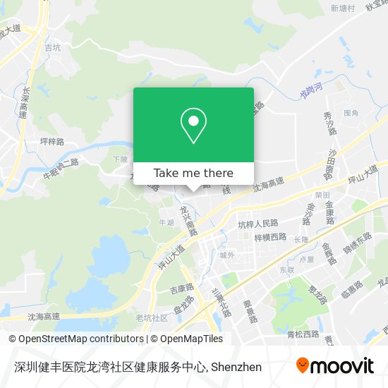 深圳健丰医院龙湾社区健康服务中心 map
