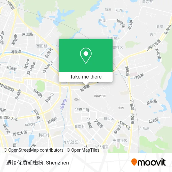 逍镇优质胡椒粉 map