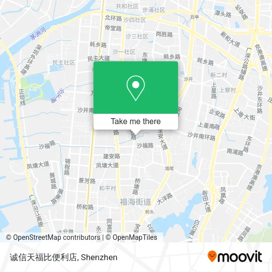 诚信天福比便利店 map