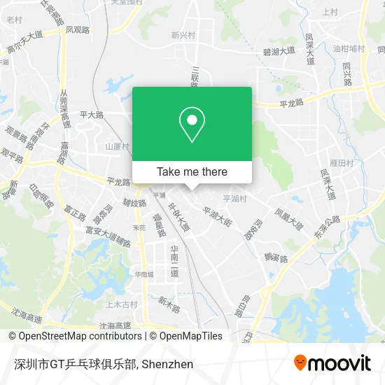 深圳市GT乒乓球俱乐部 map