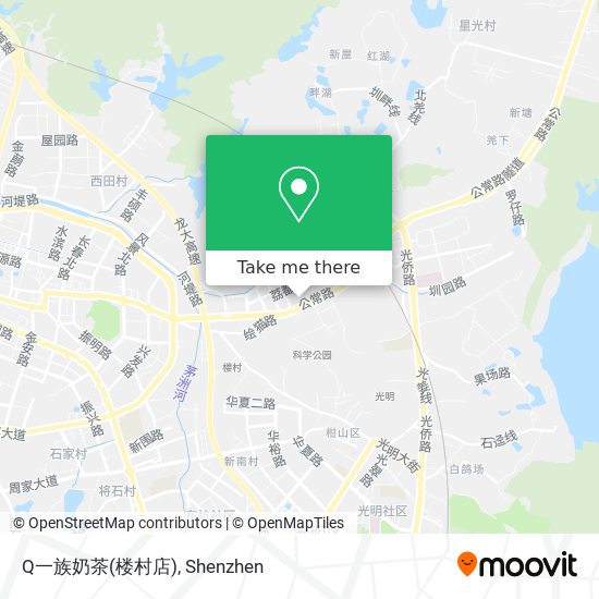 Q一族奶茶(楼村店) map