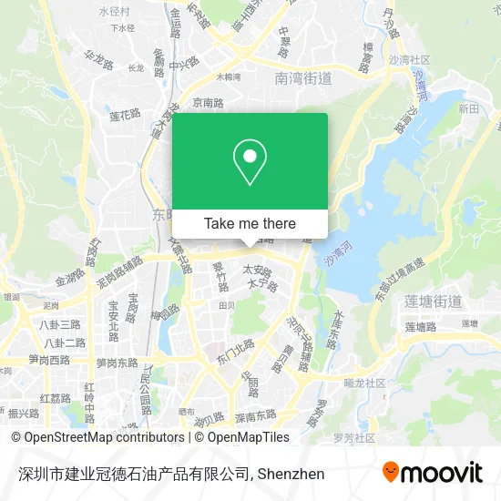 深圳市建业冠德石油产品有限公司 map