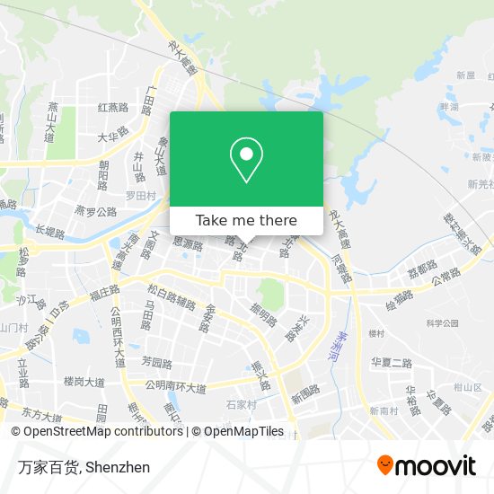 万家百货 map
