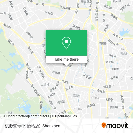 桃源壹号(民治站店) map