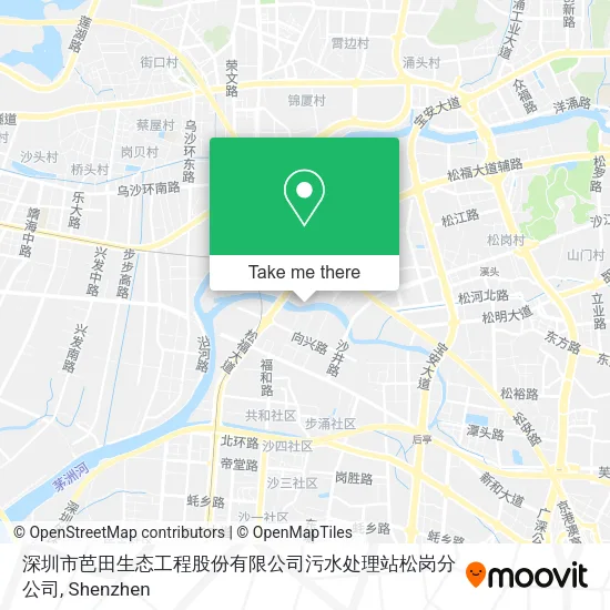 深圳市芭田生态工程股份有限公司污水处理站松岗分公司 map