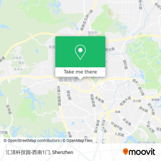汇清科技园-西南1门 map