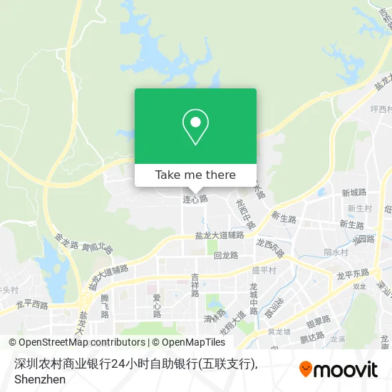 深圳农村商业银行24小时自助银行(五联支行) map