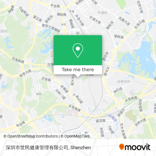 深圳市世民健康管理有限公司 map