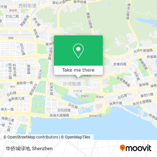 华侨城绿地 map