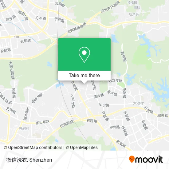 微信洗衣 map