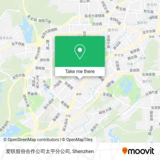 爱联股份合作公司太平分公司 map