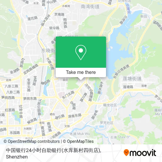 中国银行24小时自助银行(水库新村四街店) map