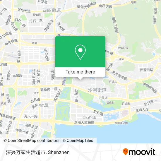 深兴万家生活超市 map