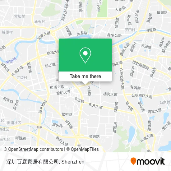 深圳百庭家居有限公司 map