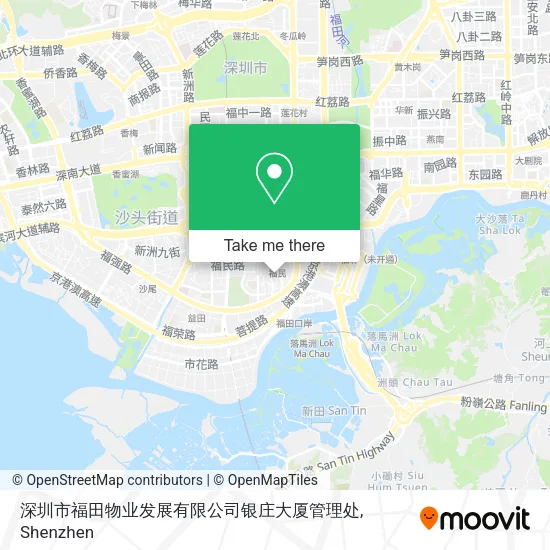深圳市福田物业发展有限公司银庄大厦管理处 map