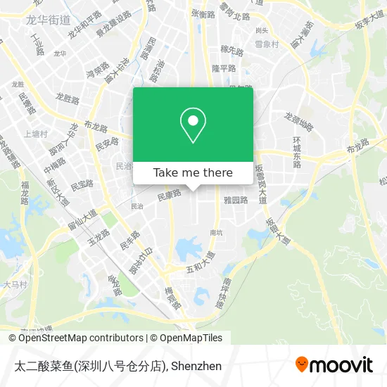 太二酸菜鱼(深圳八号仓分店) map