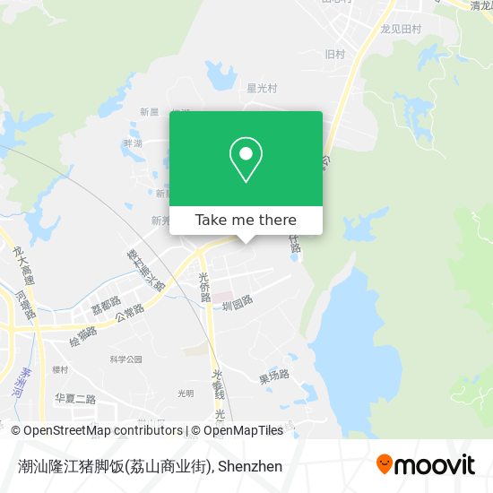 潮汕隆江猪脚饭(荔山商业街) map