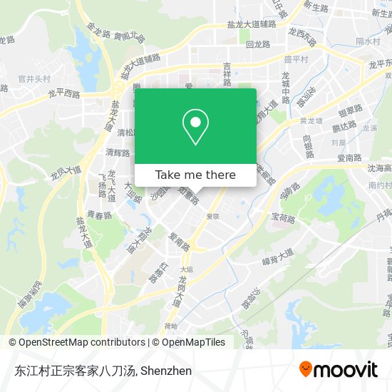 东江村正宗客家八刀汤 map