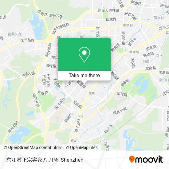东江村正宗客家八刀汤 map