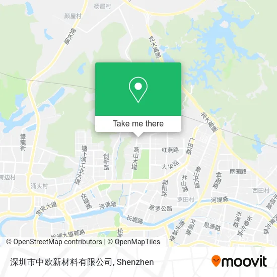 深圳市中欧新材料有限公司 map