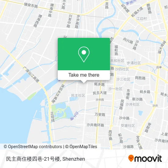 民主商住楼四巷-21号楼 map