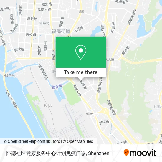 怀德社区健康服务中心计划免疫门诊 map