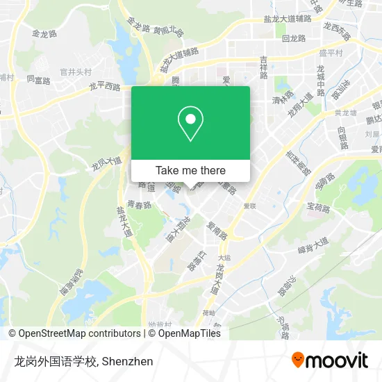 龙岗外国语学校 map