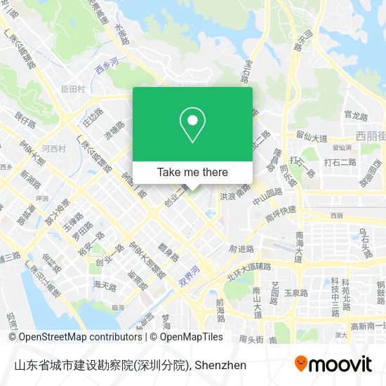 山东省城市建设勘察院(深圳分院) map