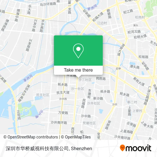 深圳市华桥威视科技有限公司 map
