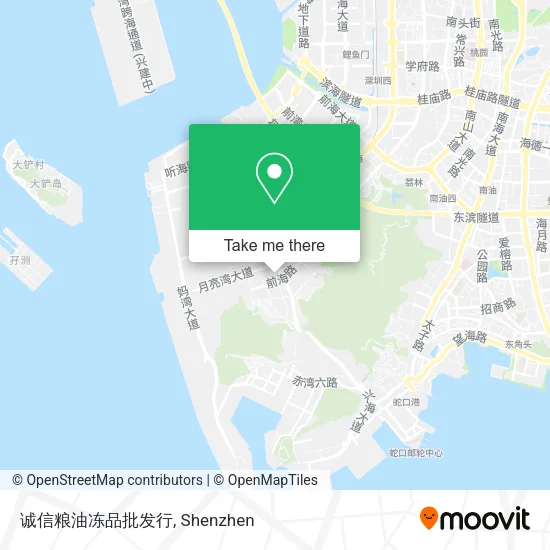 诚信粮油冻品批发行 map